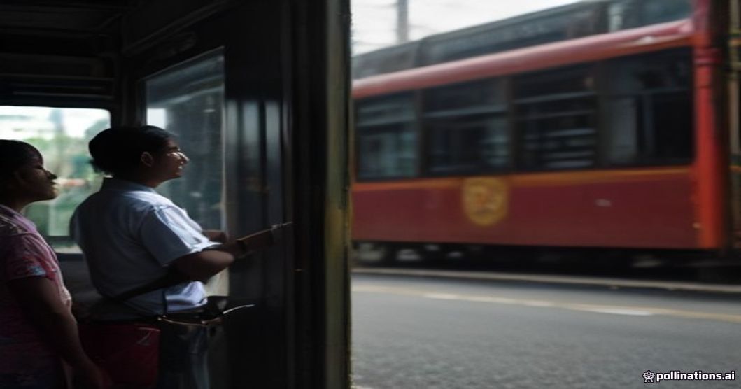 Kerala bus driver checking timetable
