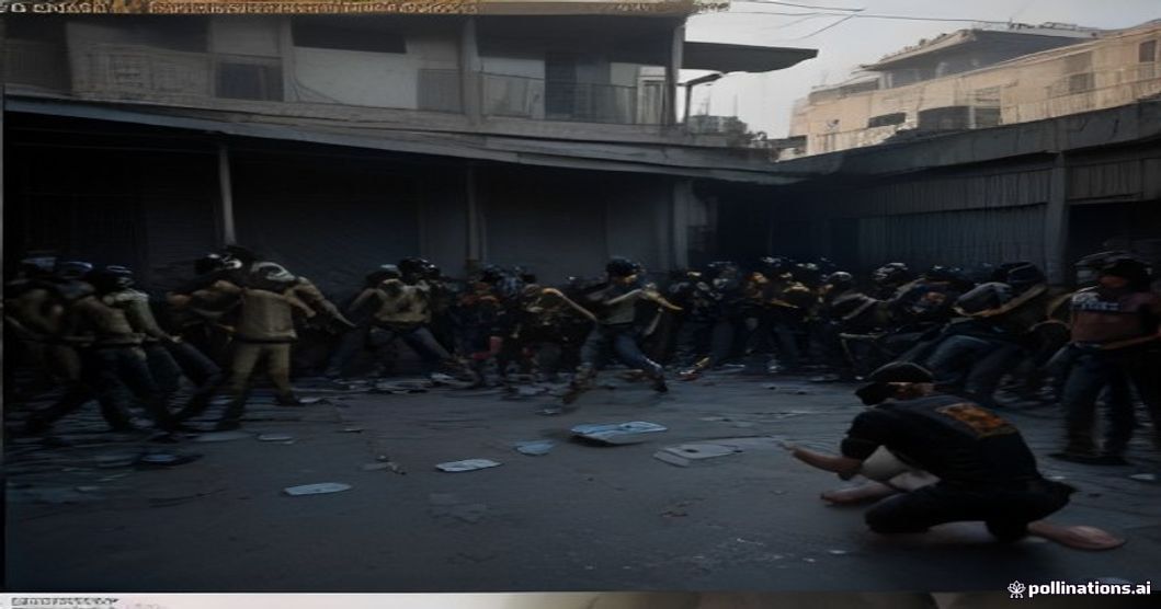 Kolkata street after clash