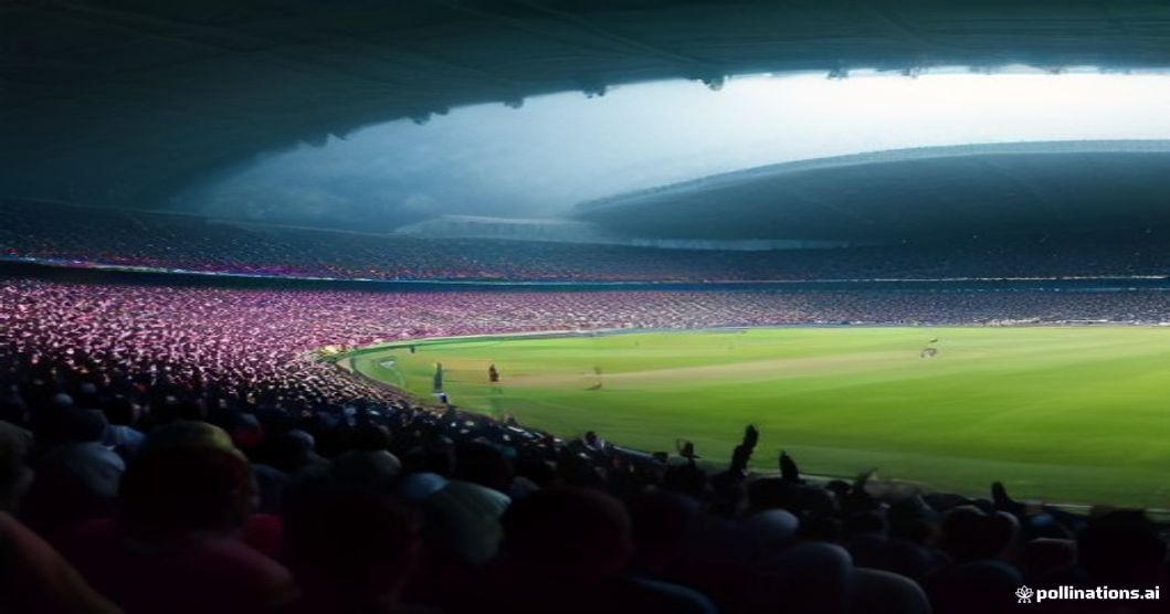 cricket stadium crowd reaction