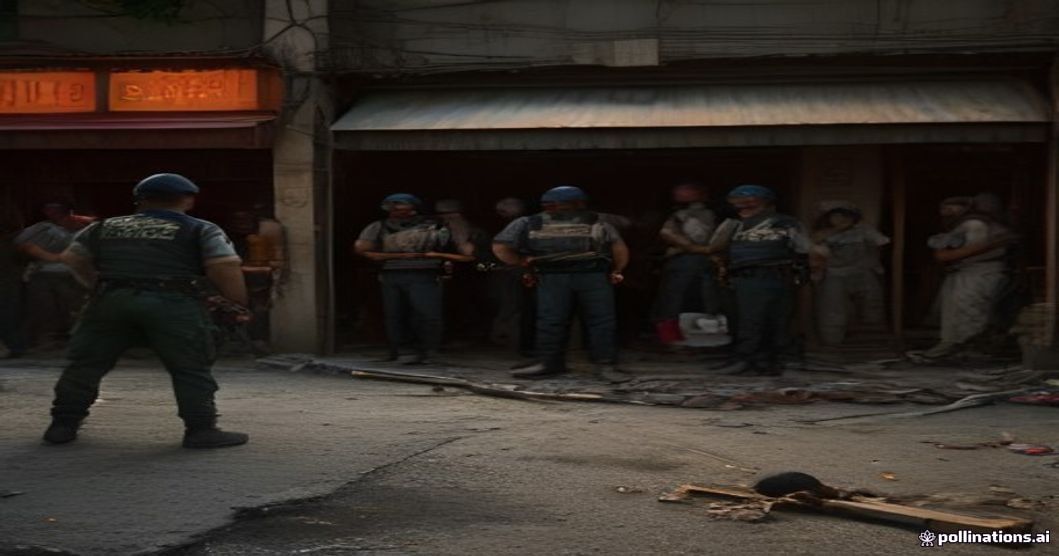 Uttar Pradesh police cordon around shop