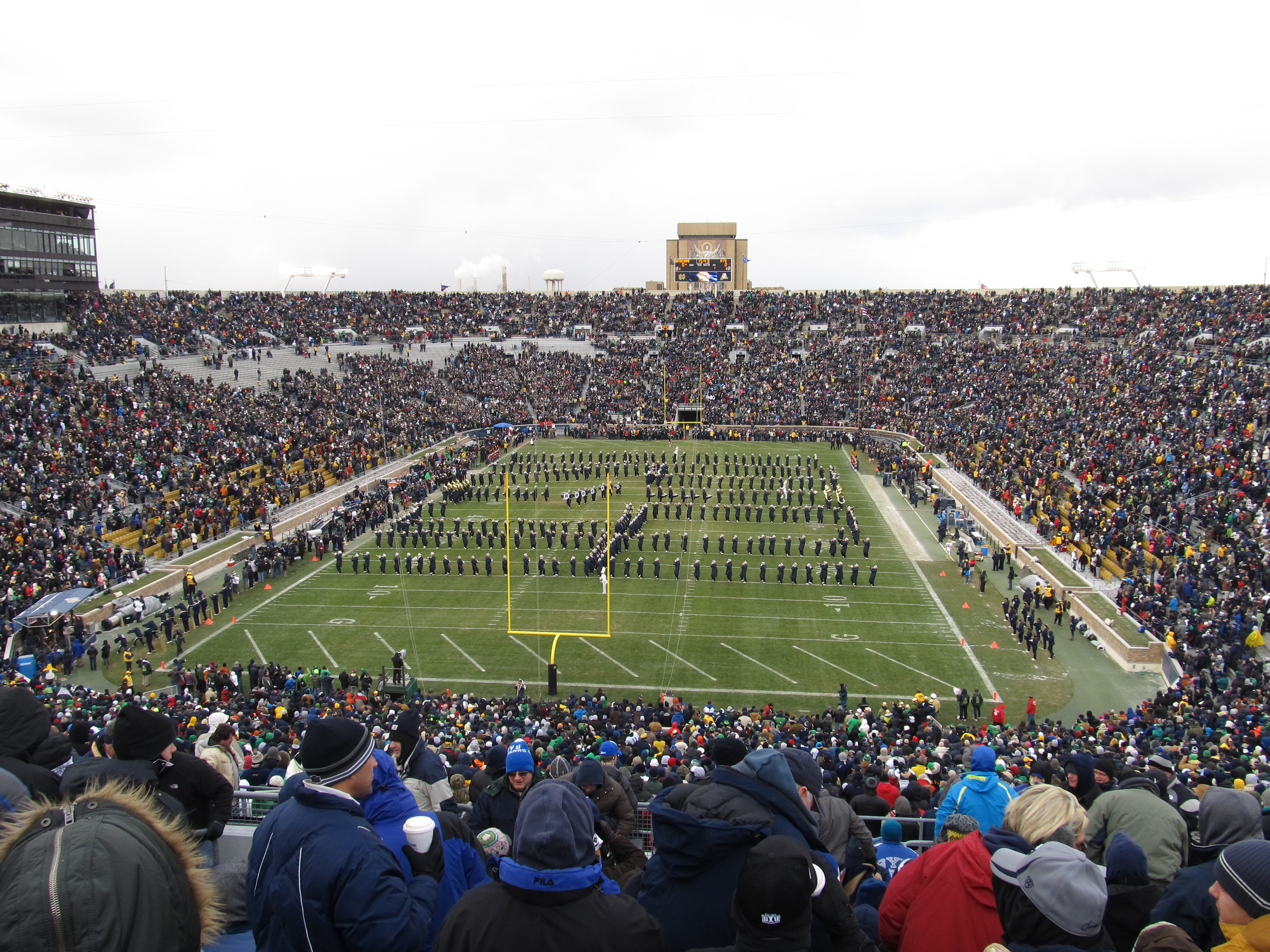Stadium crowd cheering South America