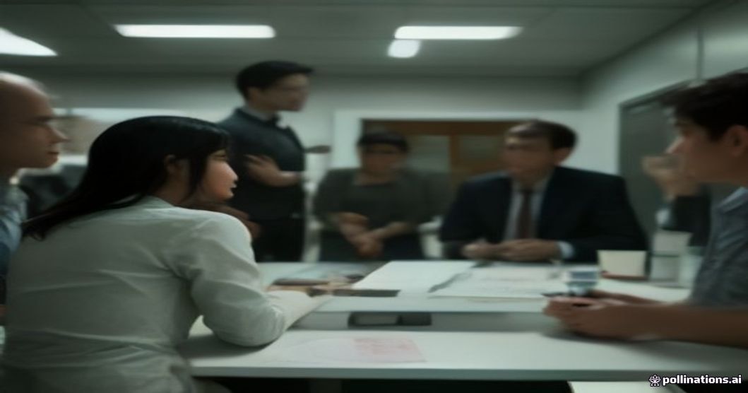 corporate meeting discussing AI rollout failure