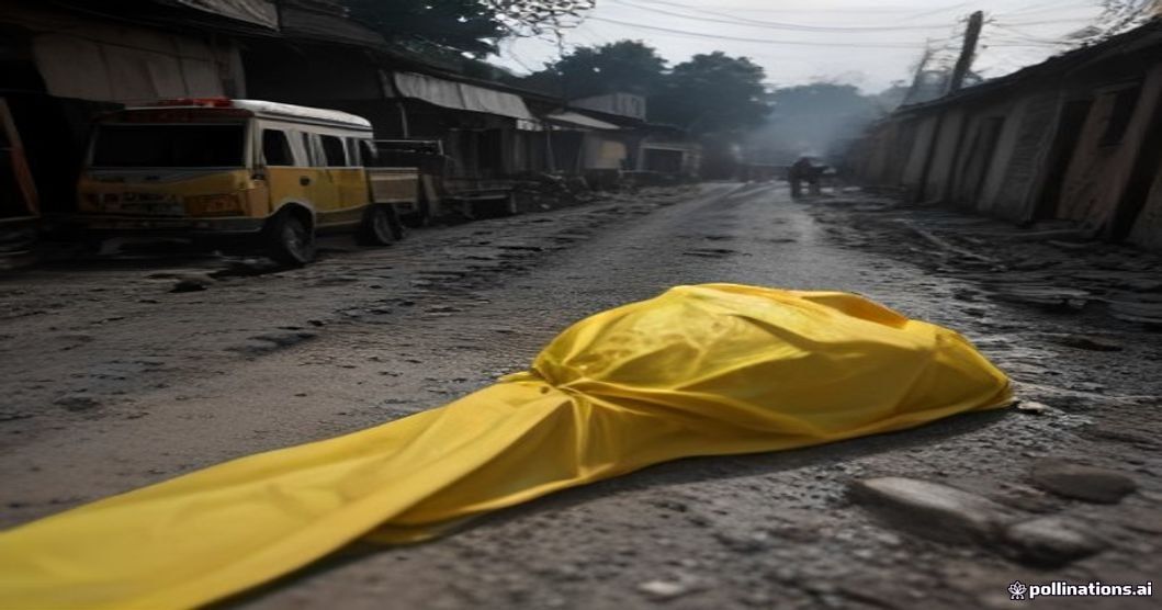 Uttar Pradesh police crime scene