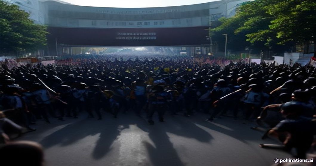 AMU student protest rally