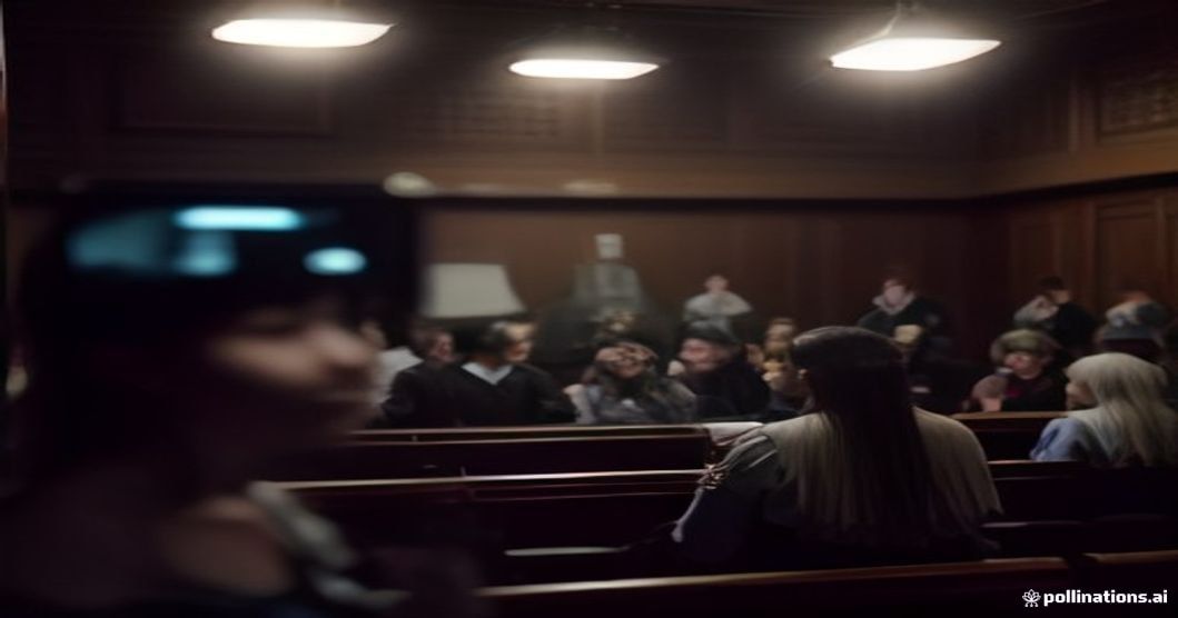 Instagram chat screenshot courtroom