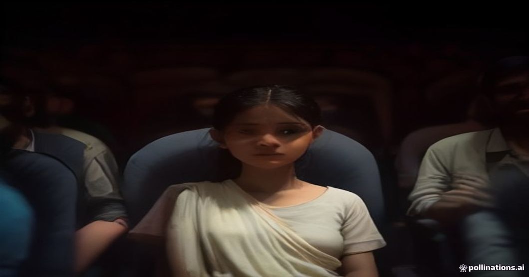 audience watching Indian film theatre