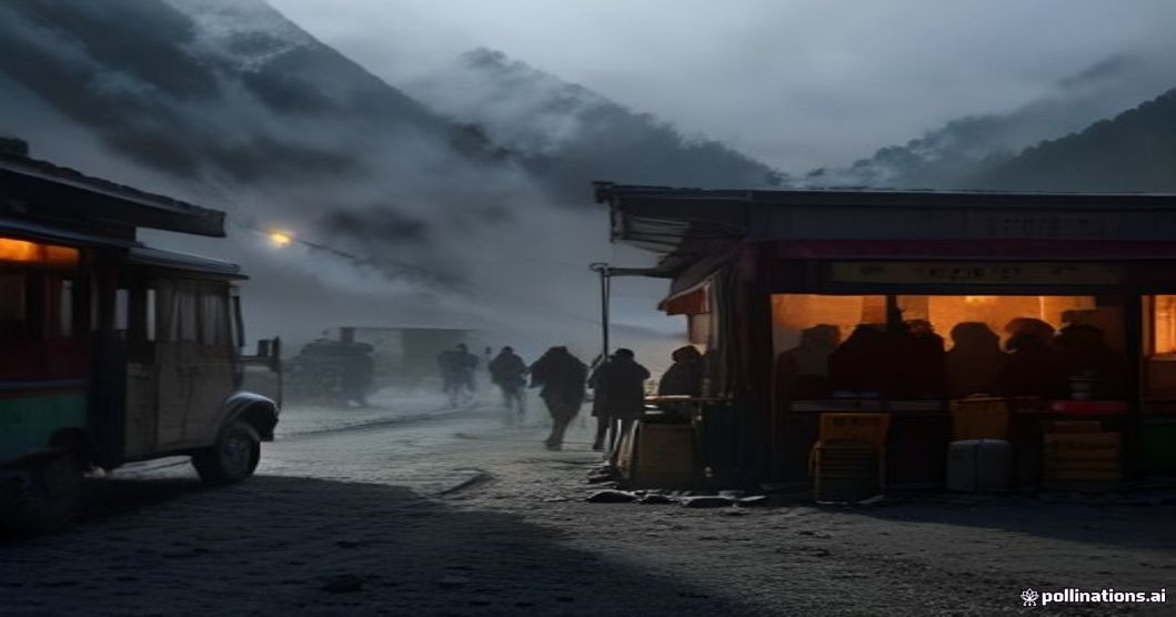 Kinnaur valley roadside stalls