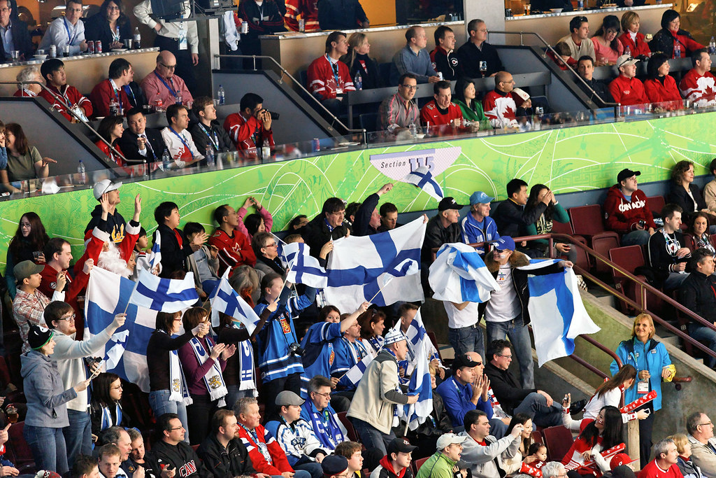 Belarus Finland match stadium crowd