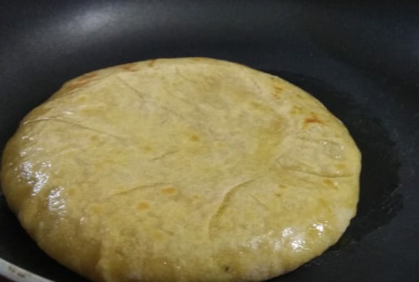 ghee melting in pan