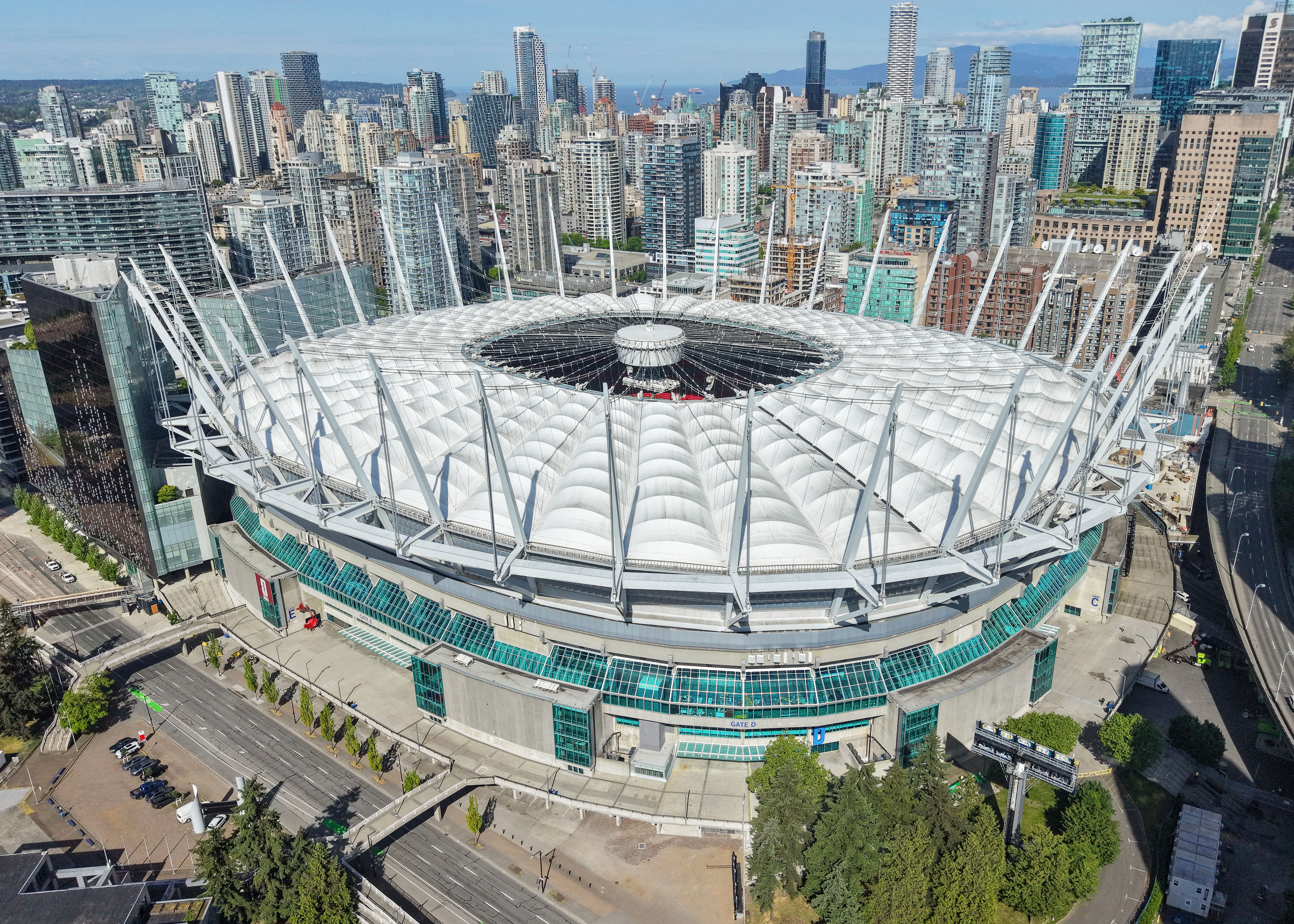 MLS fans cheering Vancouver vs Chicago