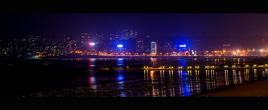 Mumbai cityscape dusk