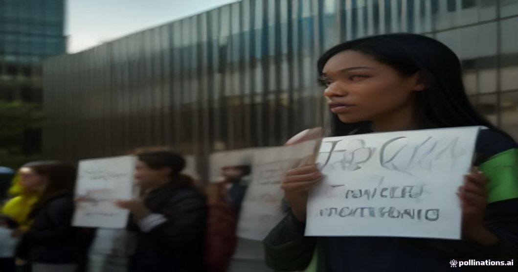 Microsoft headquarters Seattle protest