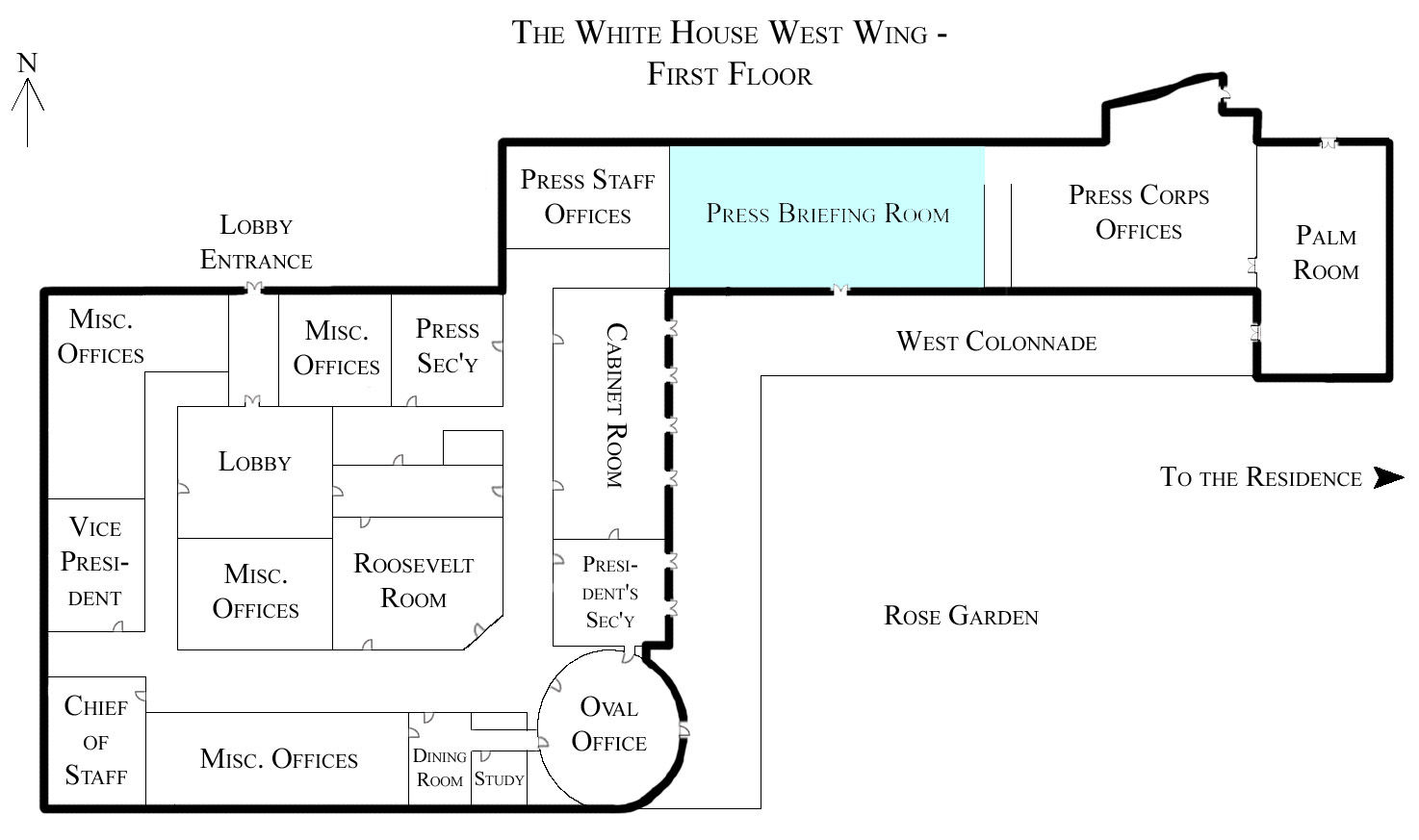 White House press briefing room