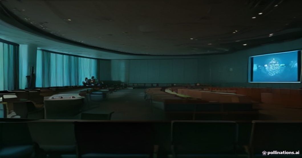 UN conference room India delegation