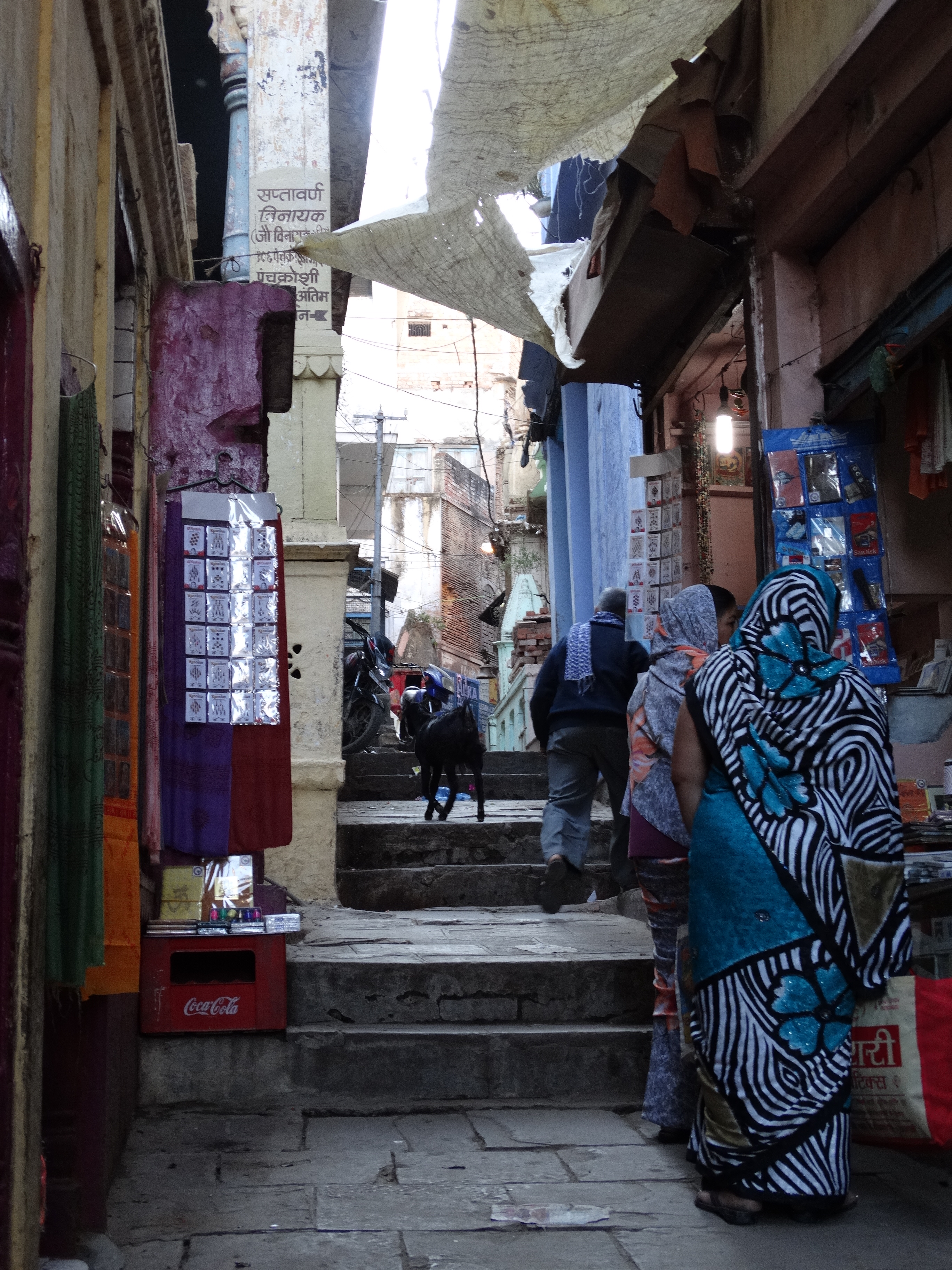 Varanasi rickshaw lane