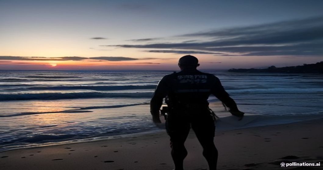 Sydney beach police tape
