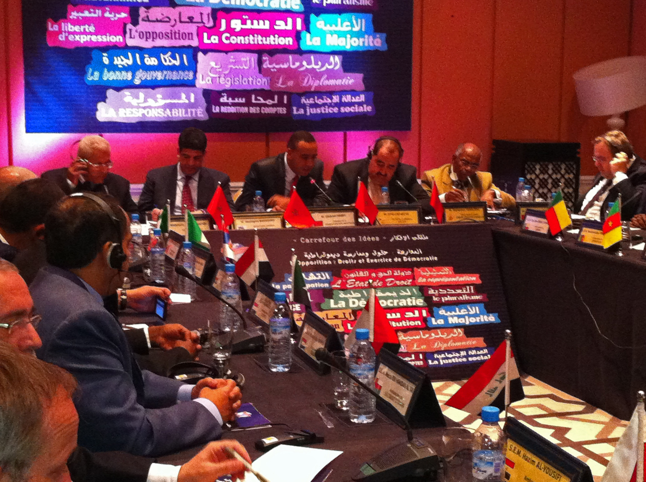 opposition leaders discussing strategy