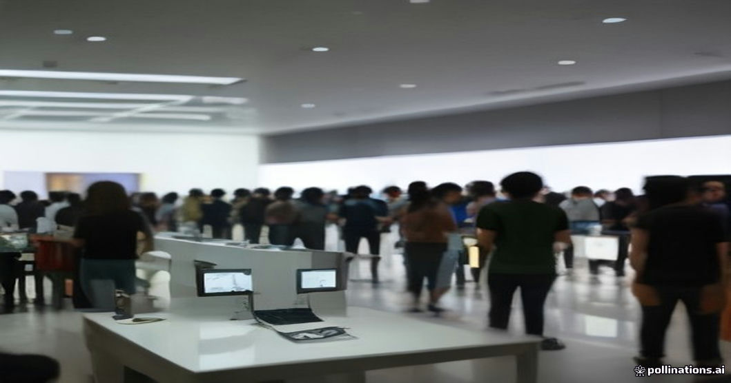 Apple store interior Delhi