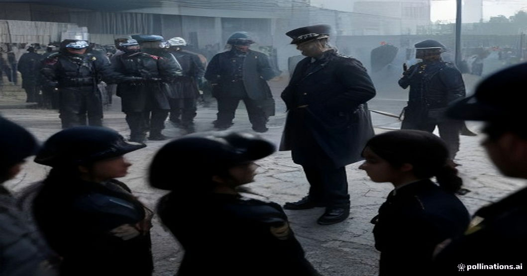 lawyers outside police station