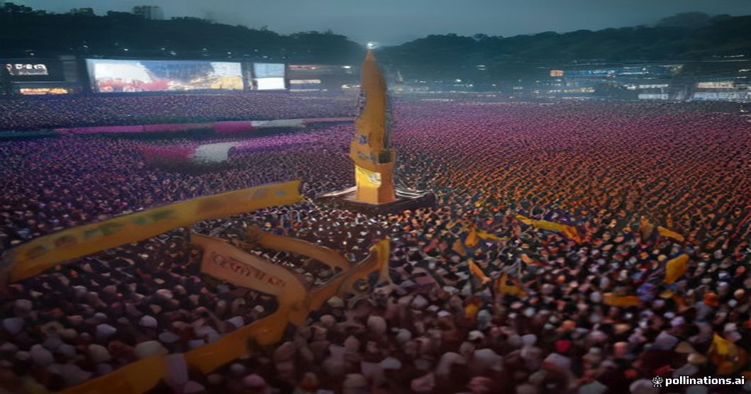 Karnataka election rally crowd