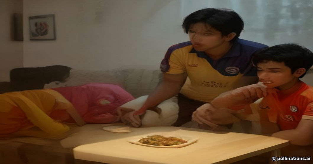 Indian fans watching Champions League
