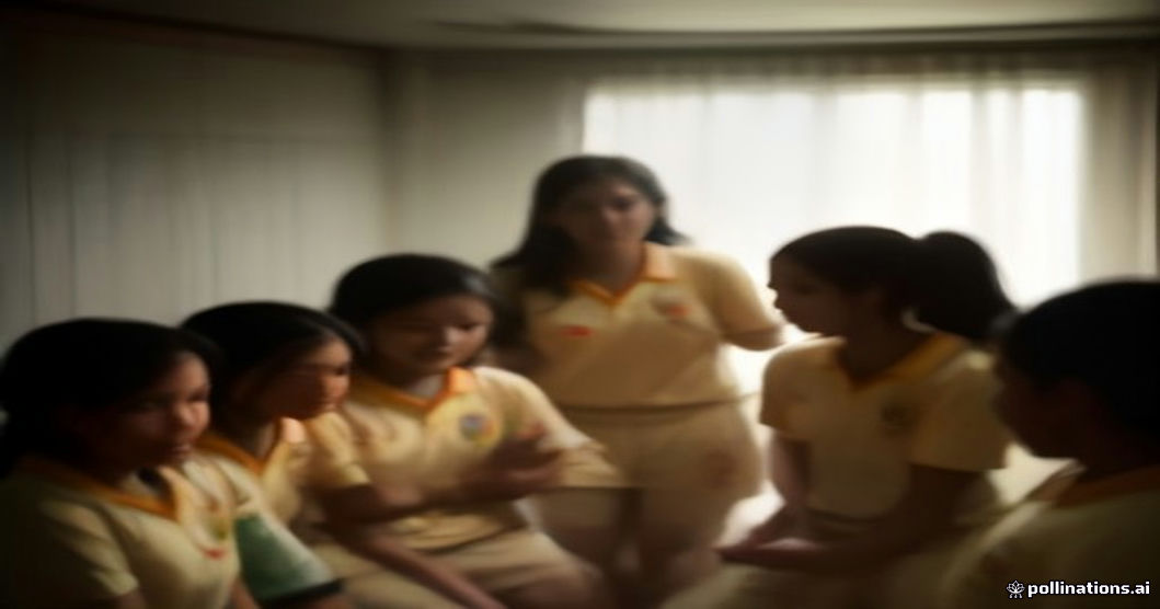 Indian women's cricket team huddle