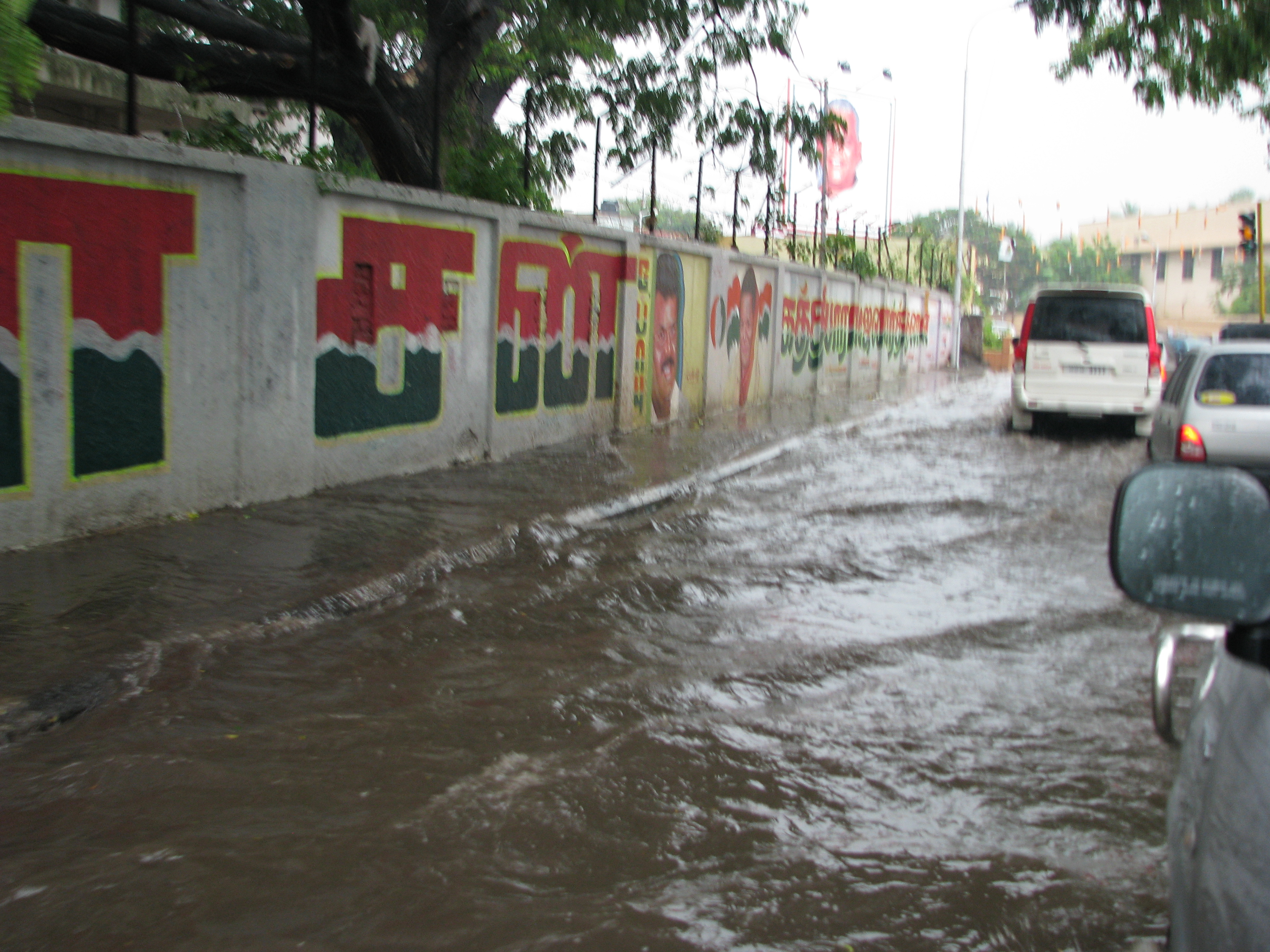 Chennai streets flood