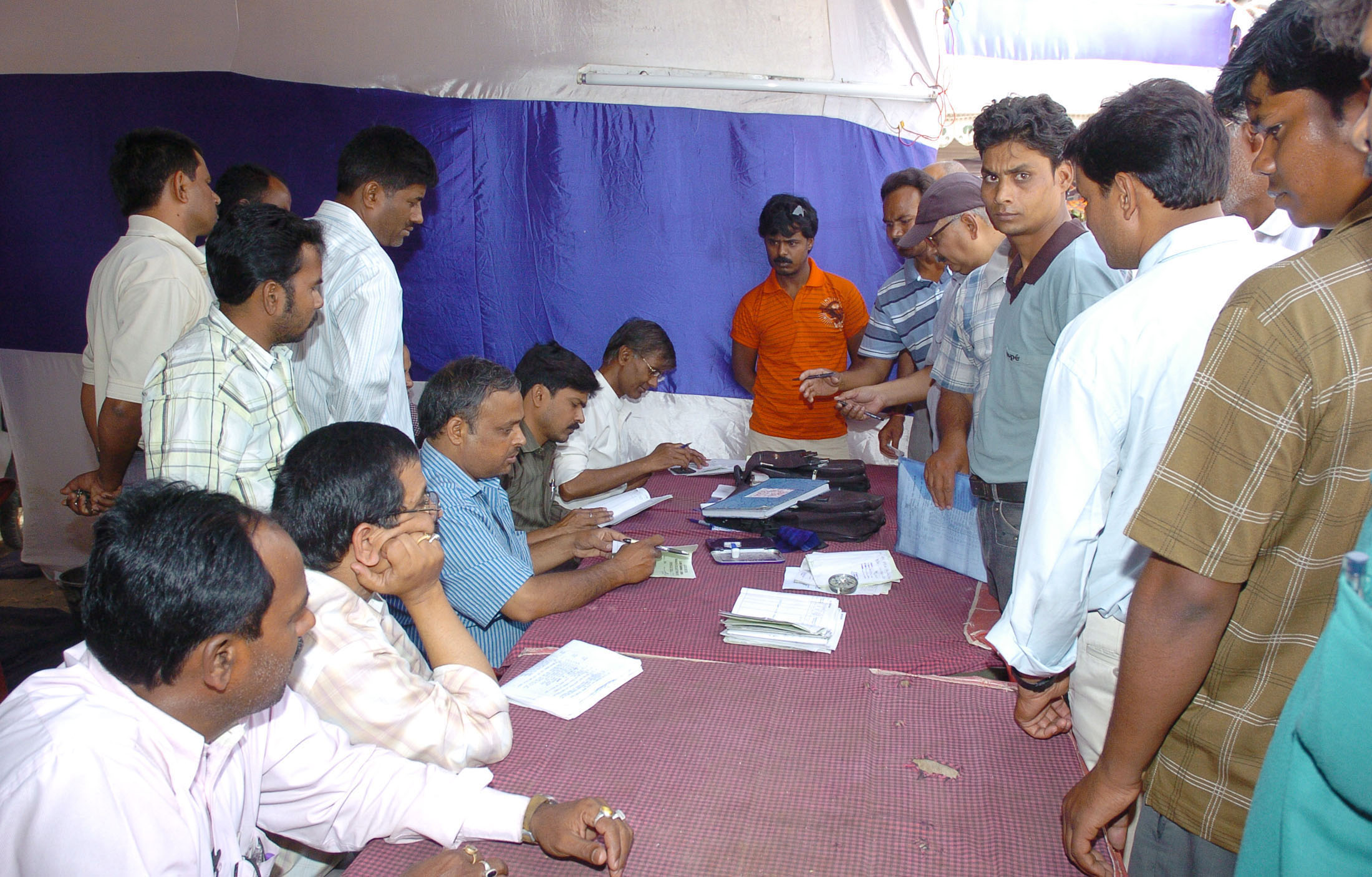 voter list database screen