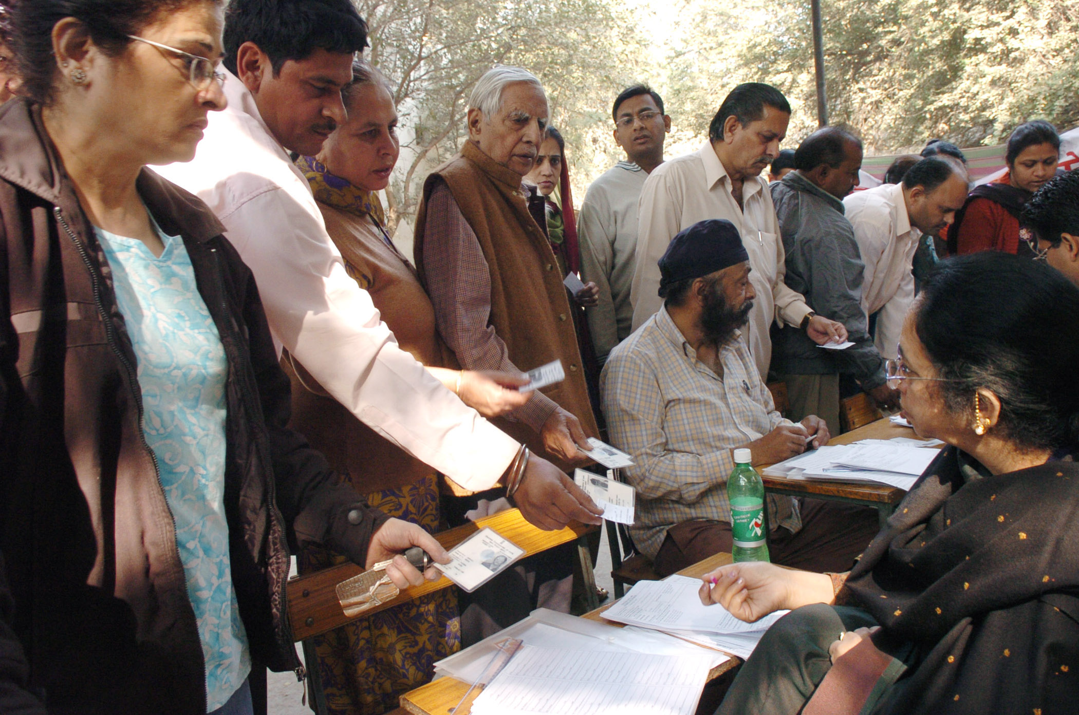 Azamgarh polling booth