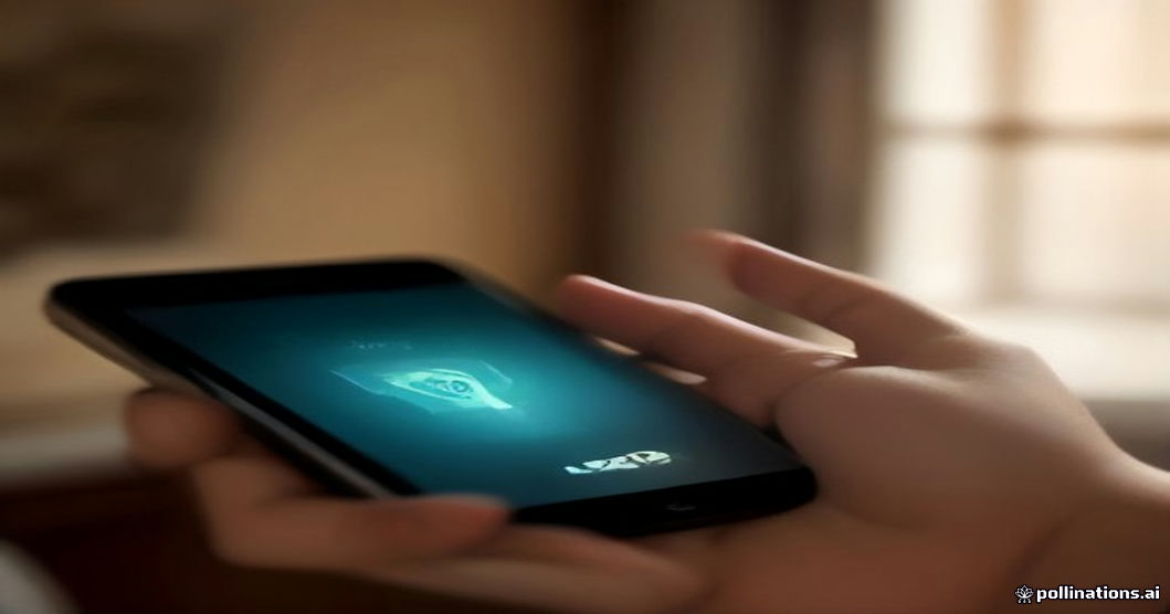 Indian smartphone user checking SIM