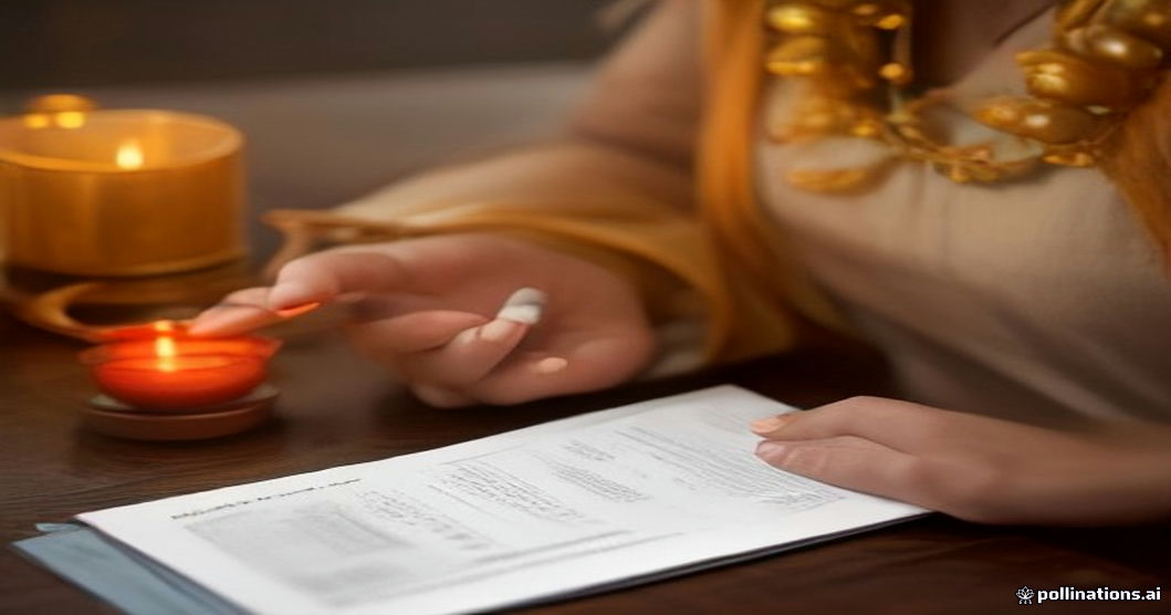 government employee reading salary slip