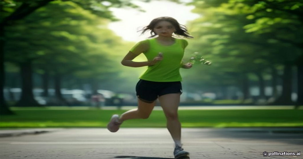 person checking smartwatch health stats