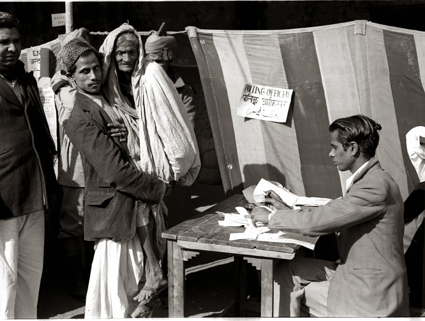 Indian election ballot paper counting