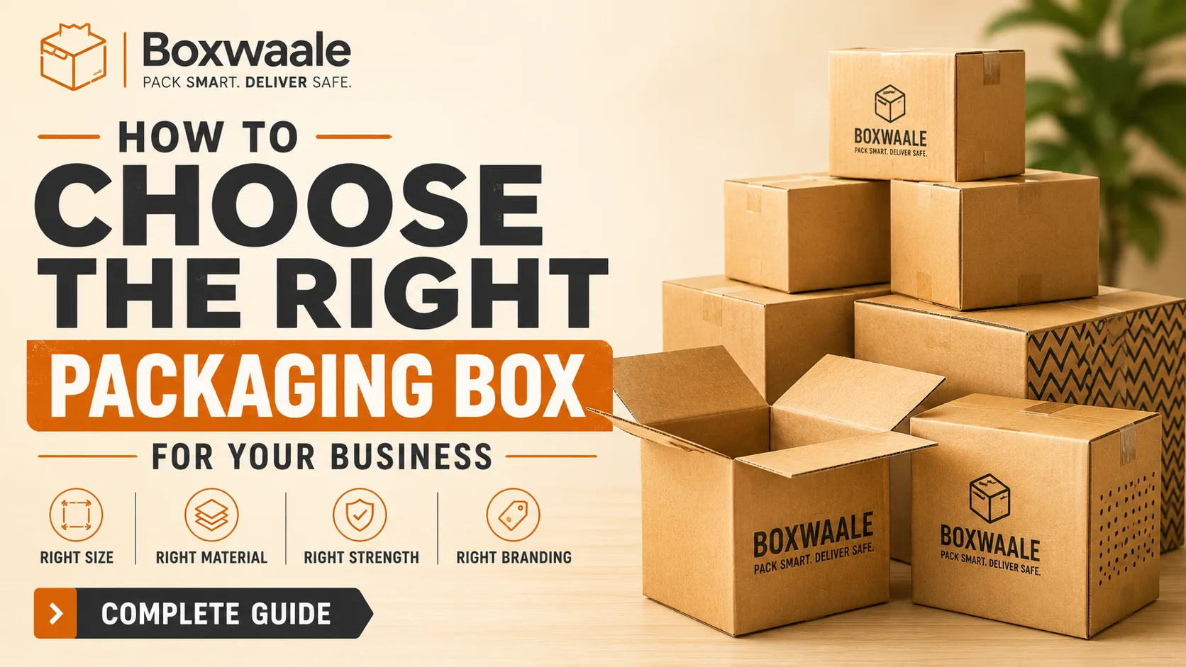 How to Choose the Right Packaging Box by Boxwaale
