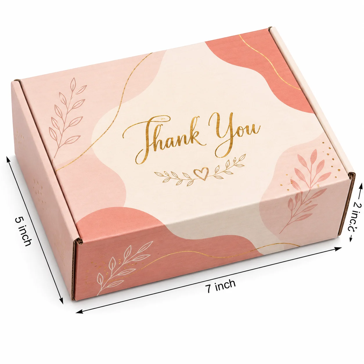 7x5x2 inch printed small business mailer box with 7x5x2 inch dimensions by Boxwaale