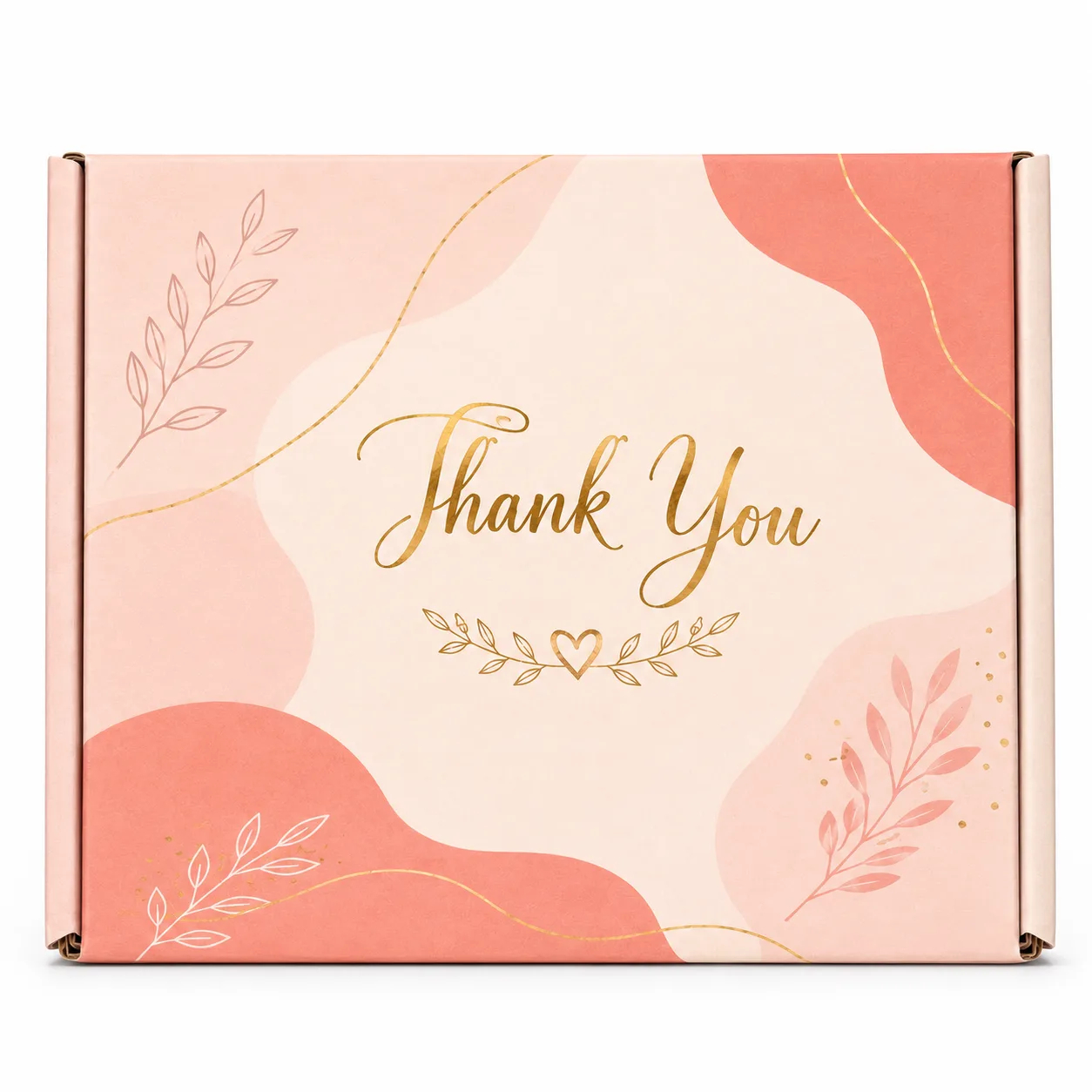 Front Angle of 7x5x2 inch printed small business mailer box by Boxwaale