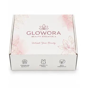 Side Profile of 9x7x3 inch white makeup kit box by Boxwaale