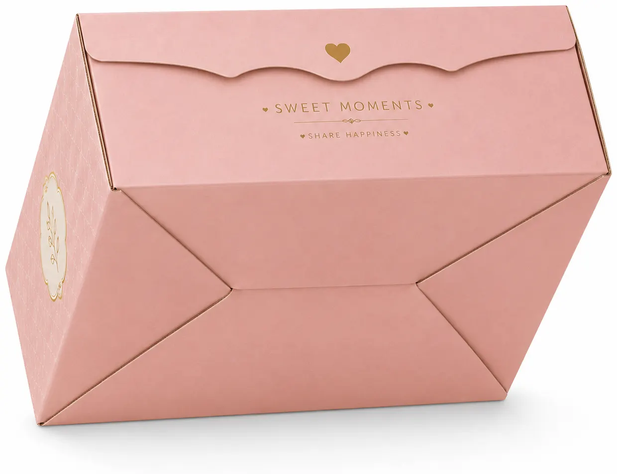 Open Interior of 10x8x3 inch printed chocolate gift box by Boxwaale