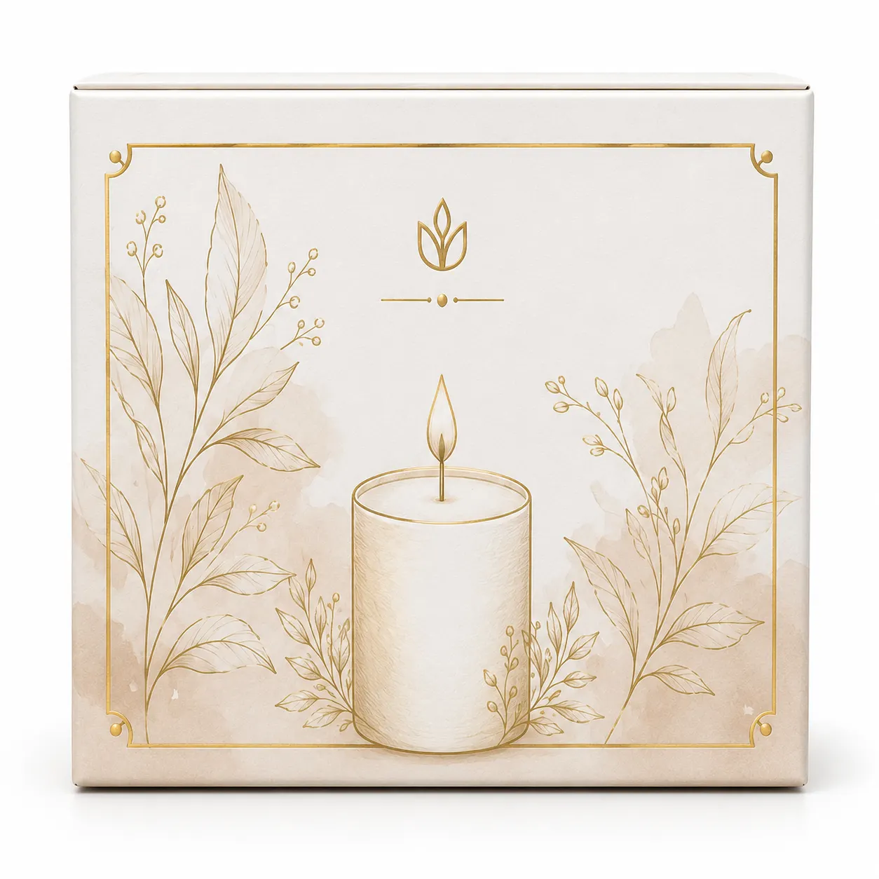 Top View of 6x6x3 inch white pastry box by Boxwaale