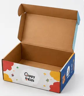 Open Interior of 12x10x5 inch printed kids toy box by Boxwaale