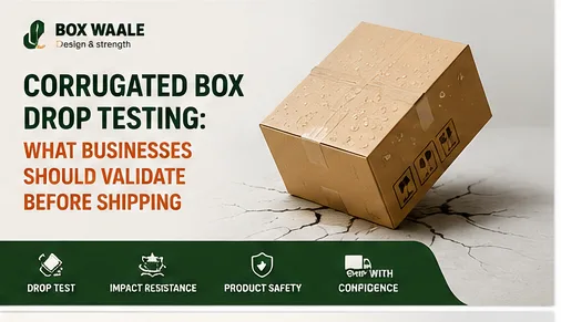 Corrugated Box Drop Testing: What Businesses Should Validate Before Shipping Corrugated Box Drop Testing: What Businesses Should Validate Before Shipping by Boxwaale