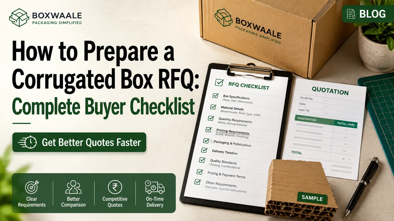 How to Prepare a Corrugated Box RFQ: Complete Buyer Checklist How to Prepare a Corrugated Box RFQ: Complete Buyer Checklist by Boxwaale