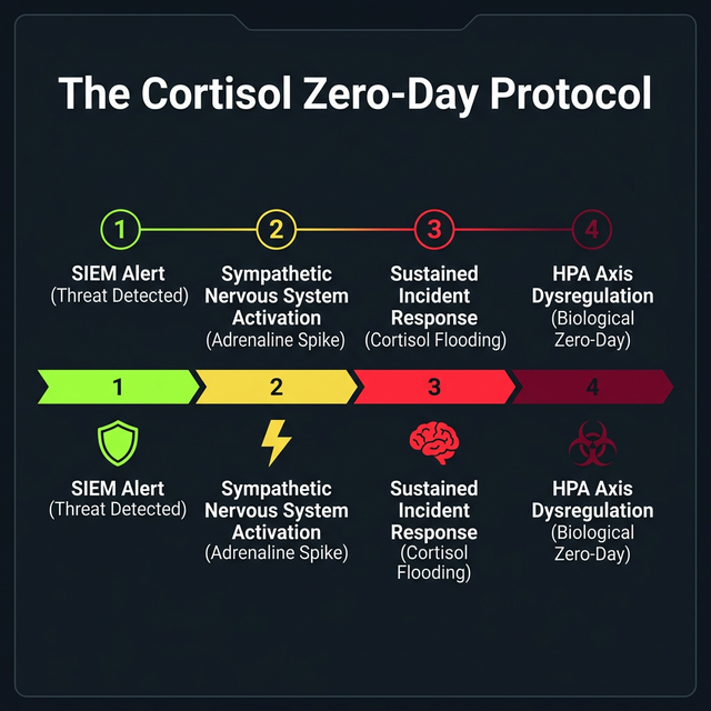 The Cortisol Zero-Day Protocol Infographic 2026