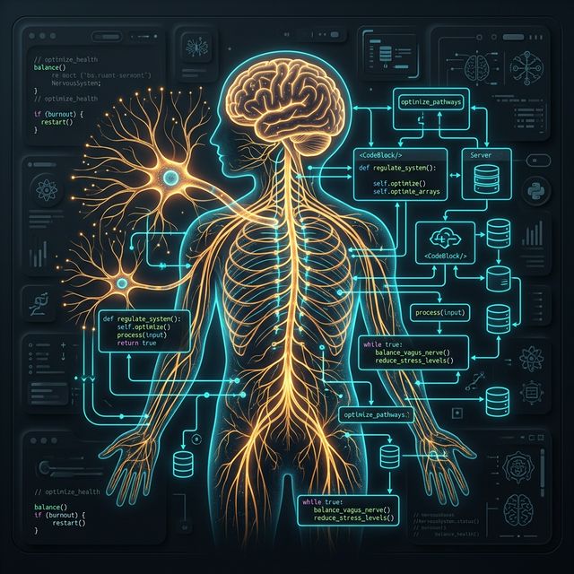 Cyberpunk Neural Blueprint for Nervous System Regulation