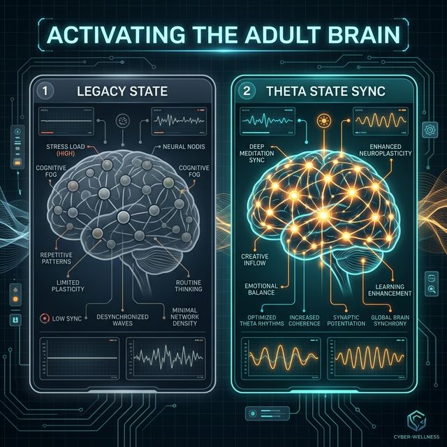 Comparison of dormant brain nodes and active synchronized neural networks