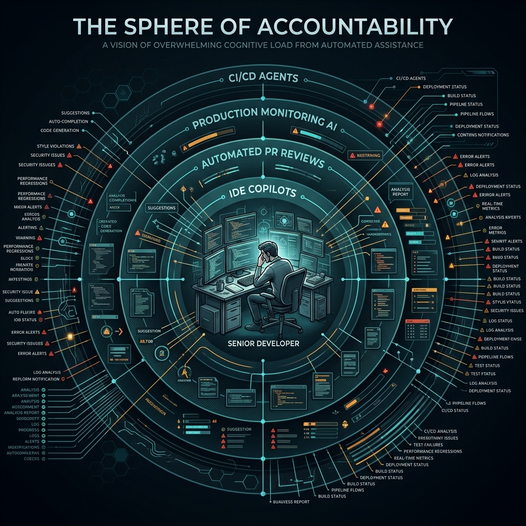 The Sphere of Accountability Infographic detailing concentric rings of AI oversight