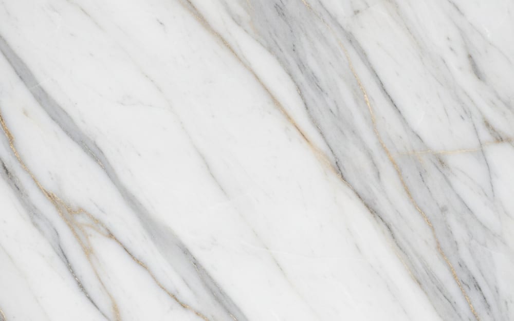 Breccia Medicea marble — polished slab surface showing White coloring. Origin: Italy (Tuscany). Hardness: 3 Mohs. Acid sensitivity: high.