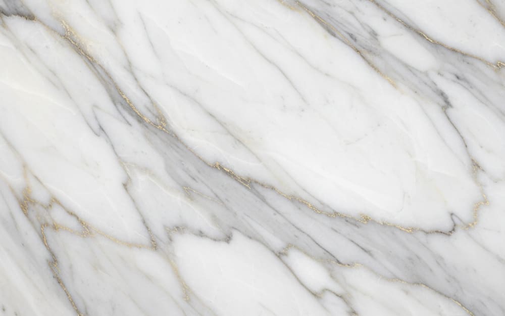 Breccia Oniciata marble — polished slab surface showing White coloring. Origin: Italy (Tuscany). Hardness: 3 Mohs. Acid sensitivity: high.