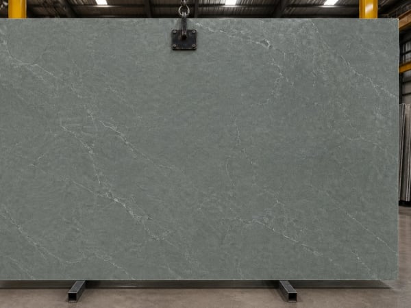 Brazilian Green Slate slate polished slab surface texture — Green tones, quarried from Brazil