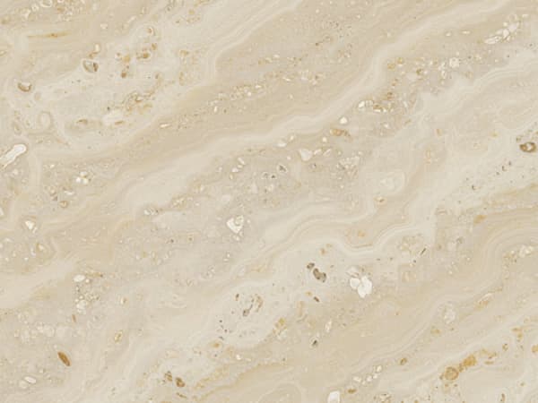 Cantera Stone limestone polished slab surface texture — Cream tones, quarried from Mexico (Jalisco / Zacatecas)